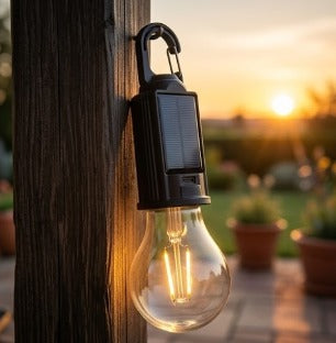 💡 Ampolleta LED Portátil Camping USB Tipo-C y Solar.