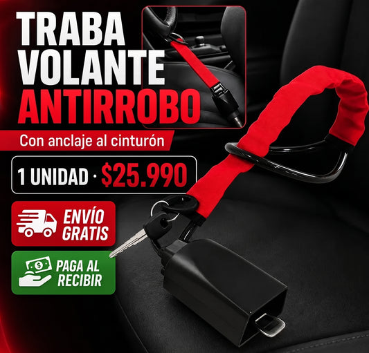 Traba Volante Antirrobo con Anclaje al Cinturón