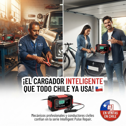 Cargador inteligente para batería de vehículos.