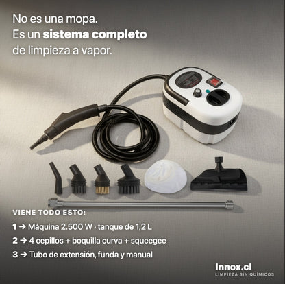 Limpiadora a vapor - Electrodoméstico efectivo para reducir tiempos de limpieza y desinfección.